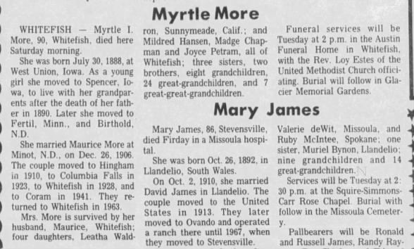 Clipping from The Missoulian